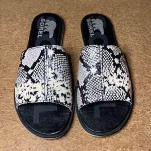 NWOT SOREL Ella II Block Slide Sandal Size 7